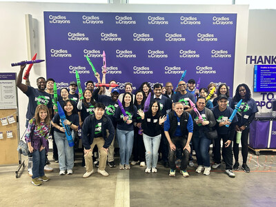 John Hancock colleagues supporting Cradles for Crayons in Boston.