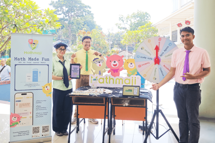 Mathmaji, aplikasi pembelajaran matematika global bergaya Jepang, meraih respons positif di Mid Term Fair Indonesia