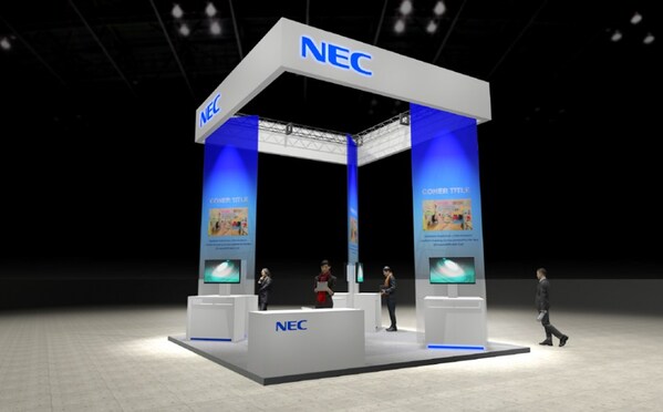 Rendering of NEC’s Booth for NRF 2026 APAC