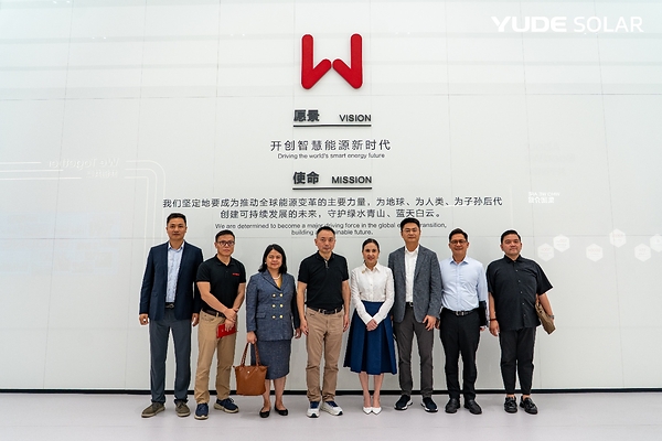 DTI visited Yude Solar-GoodWe, exploring distributed solar investments in the Philippines