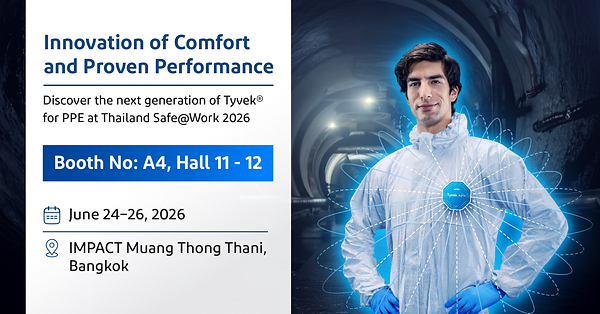 DuPont to Unveil New Tyvek® Innovation at Safe@Work 2026 in Thailand