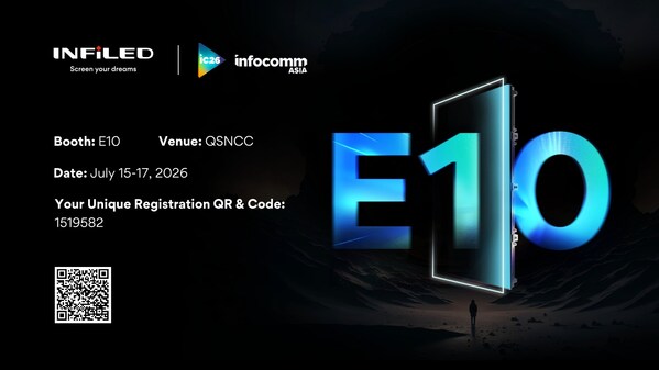 INFiLED's official invitation for InfoComm Asia 2026
