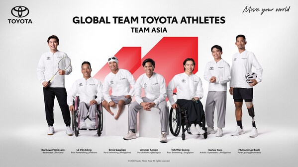 Toyota’s expanded roster strengthens its commitment to athletes in Asia ahead of the 2026 Asian Games and Asian Para Games. Toyota’s expanded roster strengthens its commitment to athletes in Asia ahead of the 2026 Asian Games and Asian Para Games.