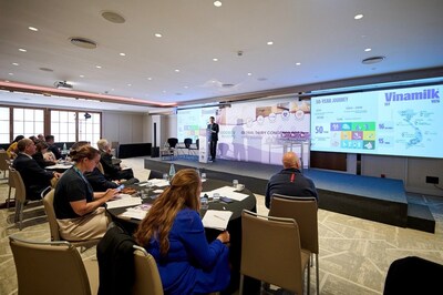 Vinamilk’s representative delivered a presentation at the Global Dairy Congress 2026 under the theme “50 Years, One Purpose: Relentless Brand Transformation.”