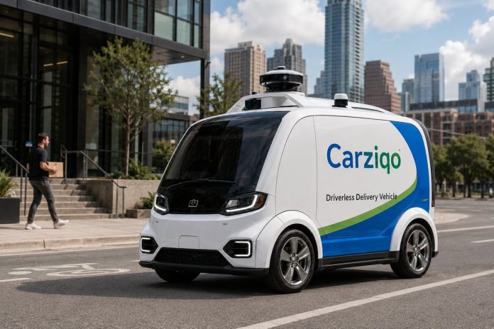 Carziqo Expands A-DS Autonomous Delivery Vehicle Service to Austin