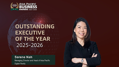 Serene Nah, Managing Director and Head of Asia Pacific, Digital Realty, has been recognized as the Outstanding Executive of the Year 2025 - 2026 for leading Digital Realty’s regional expansion and growth. Serene Nah, Managing Director and Head of Asia Pacific, Digital Realty, has been recognized as the Outstanding Executive of the Year 2025 - 2026 for leading Digital Realty’s regional expansion and growth.