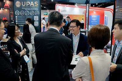Attendees engage in discussions at the CyberDSA exhibition, highlighting the event's role as a key marketplace for cybersecurity and digital intelligence solutions. Attendees engage in discussions at the CyberDSA exhibition, highlighting the event's role as a key marketplace for cybersecurity and digital intelligence solutions.