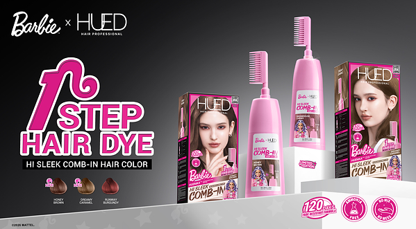HUE in Pink: HUED Hair Professional × Barbie™ Unveil a Limited-Edition Hair Color Collection Celebrating Unapologetic Hair Energy