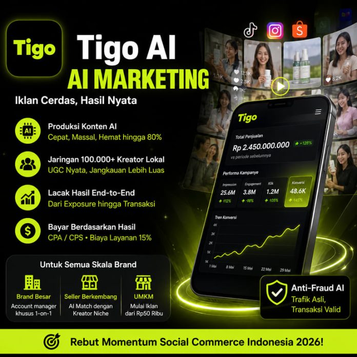 Iklan E-Commerce Indonesia Boros tapi Tidak Konversi? Tigo AI Menggerakkan Jutaan Kreator Biasa agar Setiap Rupiah Anggaran Terlihat Hasilnya