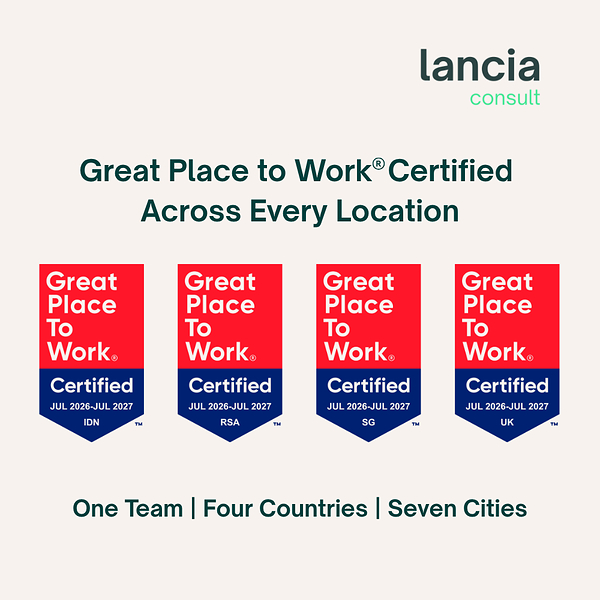 Lancia Consult Achieves Great Place To Work® Certification™ Across Four Countries