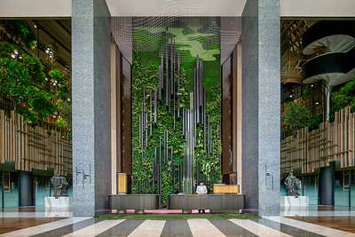 Green Wall at PARKROYAL COLLECTION Marina Bay, Singapore Green Wall at PARKROYAL COLLECTION Marina Bay, Singapore