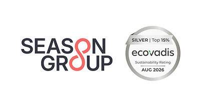 Season Group Achieves EcoVadis Silver Medal, Ranking Among Top 15% of Companies Assessed Globally Season Group Achieves EcoVadis Silver Medal, Ranking Among Top 15% of Companies Assessed Globally
