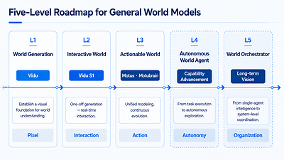 Five-Level Roadmap for General World Models Five-Level Roadmap for General World Models