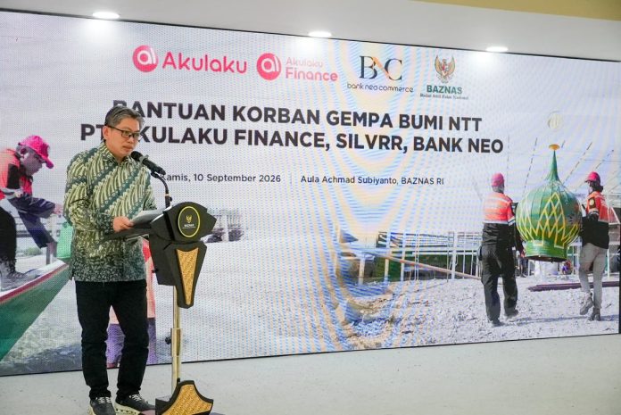 Akulaku Finance Bersama BAZNAS RI Salurkan Bantuan Kemanusiaan untuk Masyarakat Terdampak Gempa NTT