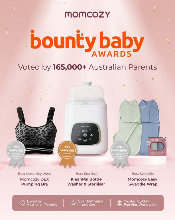Australian Parents Recognise Momcozy with Three Bounty Baby Award 2026 Honours