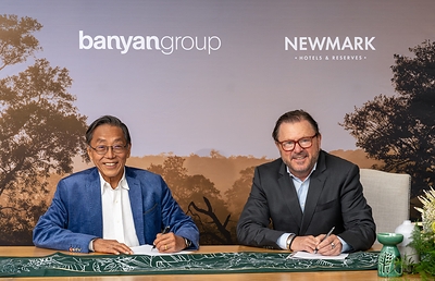 From Left: Banyan Group Founder and Executive Chairman Ho Kwon Ping, Newmark Hotels & Reserves Founder and Chief Executive Officer, Neil Markovitz From Left: Banyan Group Founder and Executive Chairman Ho Kwon Ping, Newmark Hotels & Reserves Founder and Chief Executive Officer, Neil Markovitz