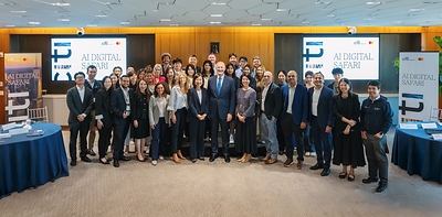 Citi leaders with the Citi x Mastercard AI Digital Safari participants. Citi leaders with the Citi x Mastercard AI Digital Safari participants.