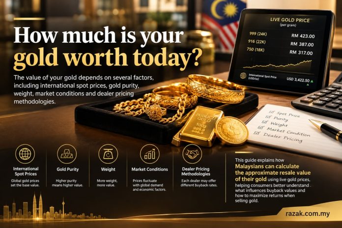 Live Gold Price Malaysia: How to Calculate the Resale Value of Your Gold Today