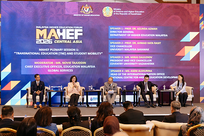 MALAYSIA–CENTRAL ASIA HIGHER EDUCATION FORUM 2026 ADVANCES UNIVERSITY PARTNERSHIPS AND STUDENT MOBILITY MALAYSIA–CENTRAL ASIA HIGHER EDUCATION FORUM 2026 ADVANCES UNIVERSITY PARTNERSHIPS AND STUDENT MOBILITY