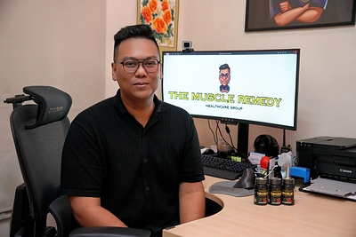 Mr Salman Fitri (founder) of The Muscle Remedy Pte Ltd Mr Salman Fitri (founder) of The Muscle Remedy Pte Ltd