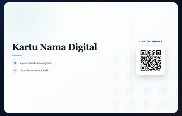 Beralihlah dari Kartu Nama Kertas, KartuNamaDigital
