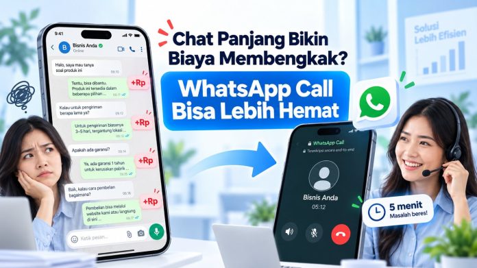 Chat Panjang Bikin Biaya Membengkak? WhatsApp Call Bisa Lebih Hemat