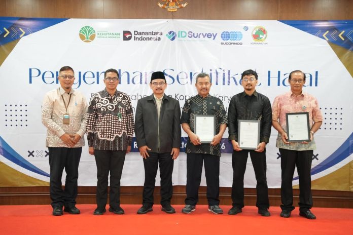 HUT ke-70 SUCOFINDO: Fasilitasi Sertifikasi Halal Gratis bagi 22 Tenant Kantin Kementerian Kehutanan