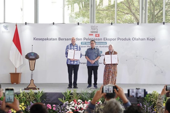 Kemendag dan Nestlé Indonesia Teken MoU Dorong Ekspor dari Hulu di TEI 2026