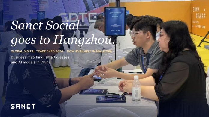 Sanct Social, now available in Malaysia as a free download, joins Indonesian delegation to China's Global Digital Trade Expo to explore smart glasses and AI models