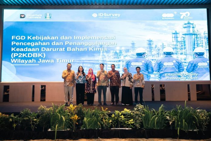 SUCOFINDO BERSAMA DISPERINDAG JATIM PERKUAT SINERGI PENCEGAHAN DAN PENANGGULANGAN KEADAAN DARURAT BAHAN KIMIA
