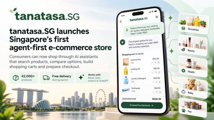 Tanatasa Launches Singapore’s First Agent-First E-Commerce Store, Letting AI Assistants Shop for Consumers