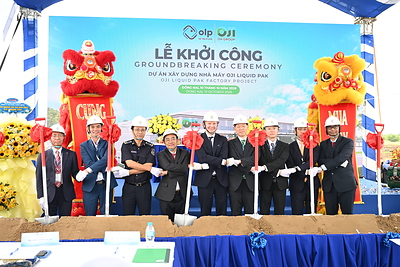 Oji Liquid Pak has broken ground on an aseptic carton packaging plant in Vietnam. Oji Liquid Pak has broken ground on an aseptic carton packaging plant in Vietnam.