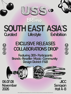 USS returns November 6–8 at JICC Senayan Hall A–B, Jakarta, bringing together more than 300 participants from Indonesia, across Southeast Asia, and beyond. The three-day event will feature exclusive releases, collaborative drops, and a diverse lineup of brands and experiences, highlighting the region’s dynamic streetwear, fashion, and creative culture. USS returns November 6–8 at JICC Senayan Hall A–B, Jakarta, bringing together more than 300 participants from Indonesia, across Southeast Asia, and beyond. The three-day event will feature exclusive releases, collaborative drops, and a diverse lineup of brands and experiences, highlighting the region’s dynamic streetwear, fashion, and creative culture.